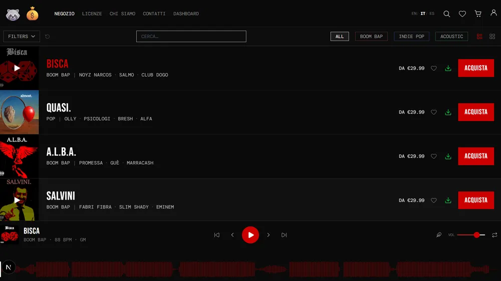 Beat Store — preview